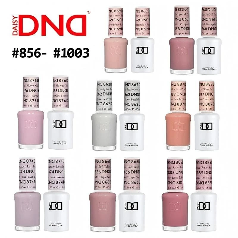 DND 匹配指甲油和凝胶波兰套装两件套 #856 - #1003 — 第 1/1 张图片