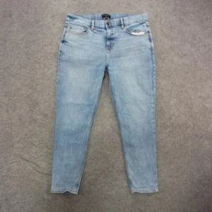 Banana Republic Jeans Mens 36x30 Light Blue Skinny Fit Distressed Denim Pants - Picture 1 of 11