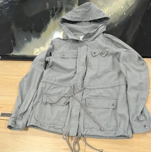 Anthropologie Life In Progress Jacke grau Field Utility Cargo Military Damen S - Bild 1 von 9