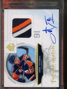 2009-10 SP Authentic John Tavares /100 FUTURE WATCH Limited Patch AUTO Rookie - Picture 1 of 2