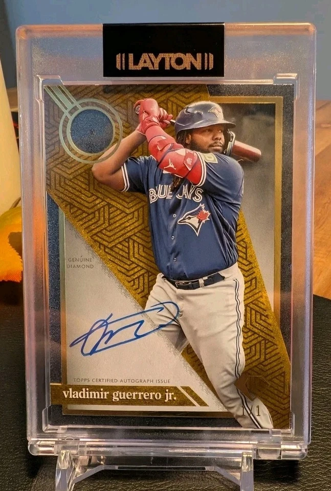 2024 Topps Diamond Icons Vladimir Guerrero Jr 1/1 Auto Diamond Relic Blue Jays💎 - Image 1 of 4
