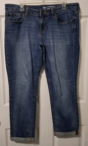 Gap Womens Boyfriend Fit Coupe Jeans Womens Size 14 37X26 Blue Mid Rise Denim - Picture 1 of 3