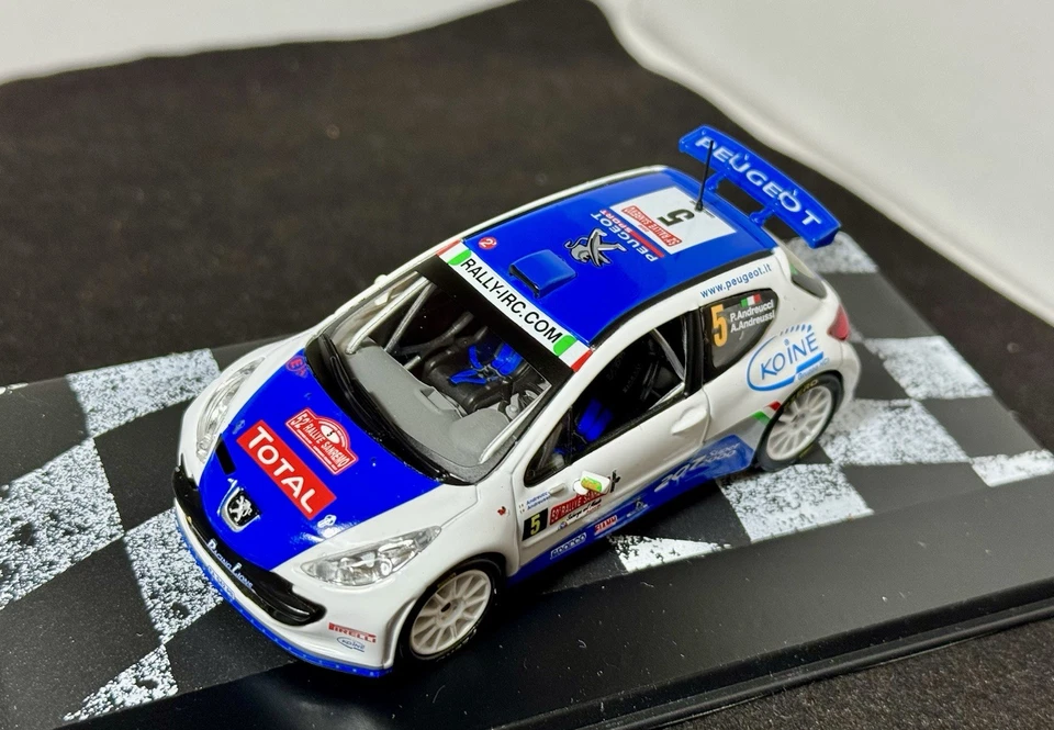 PEUGEOT 207 S2000 #5 P.ANDREUCCI- A.ANDREUSSI RALLYE SANREMO 2010 IXO 1:43 - Immagine 1 di 4