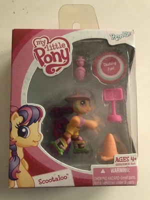 Нераспечатанный Hasbro My Little Pony PONYVILLE Scootaloo катание весело 2008 - Изображение 1 из 4
