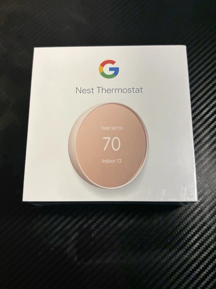 Google Nest Smart Thermostat, Sand - G4CVZ Sealed  - Image 1 of 4