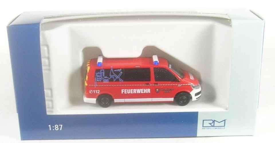 VW T6 Pompieri Gifhorn 1:87 Rietze - Immagine 1 di 1