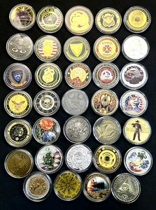 Lote de 34 monedas de desafío colección - ¡Ver todas las fotos! Valor minorista de $400-$450 - Imagen 1 de 12