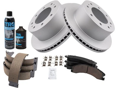 For 2016-2019 Chevrolet Suburban 3500 HD Brake Pad Rotor Shoe Drum Kit 22958PWSR - Image 1 of 2