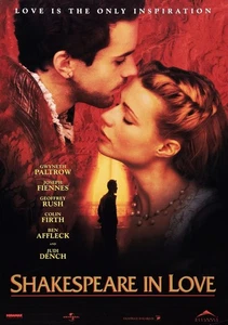 Shakespeare in Love Movie Poster – Classic 90’s Vintage Poster - Wall Decor - Picture 1 of 4