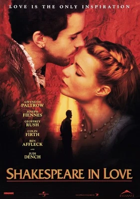 Shakespeare in Love Movie Poster – Classic 90’s Vintage Poster - Wall Decor - Image 1 of 4