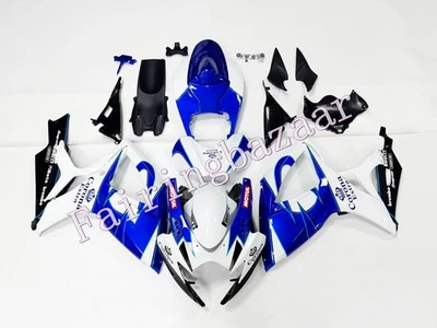 Fit for 2006 2007 GSXR600 GSXR750 Blue White Black ABS Injection Fairing Kit - Image 1 of 4