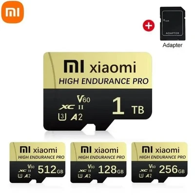 Xiaomi Tarjeta Micro SD 128GB–2TB Clase 10 Tarjeta de Memoria Alta Velocidad para Teléfono-Tablet Foto 1 de 4