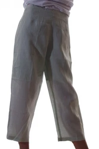 Pantalones de Vestir Rene Margo Verde Salvia CAPRI Recortados PRIMAVERA Pantalones Pequeños NUEVOS CON ETIQUETAS - Imagen 1 de 2