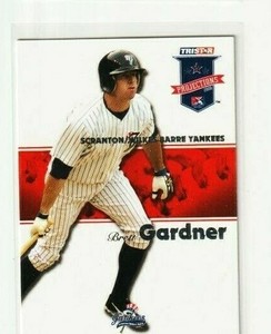 Brett Gardner 2008 Tristar Projections Base #179 New York Yankees RC