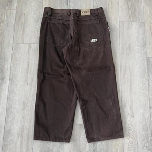 Vintage Baggy Interstate Skate Jeans Braun 42x32 - Bild 1 von 6