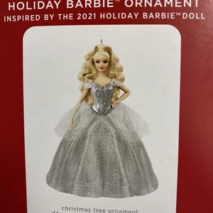 2021 Hallmark Keepsake Holiday Barbie Ornament Christmas New - Picture 1 of 4