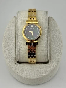 Bulova Regatta Mother Of Pearl Dial Gold-Tone Watch 97P173 Brand New In Box - Picture 1 of 6