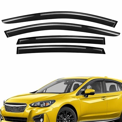 Parasoles de lluvia protectores de viento para Subaru Impreza Hatchback 2017-2023 Foto 1 de 4
