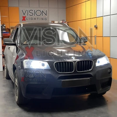 For BMW X3 F25 2011-2017 D1S Xenon 2x Bulbs White 6000K Replacement Headlights - Image 1 of 4