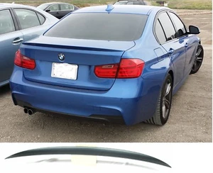 For 12-18 BMW F30 3-Series MP SPOILER PRIMER BLACK PP FAST SHIP - Picture 1 of 1