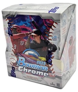 2023 Bowman Chrome Baseball Factory Sealed Hobby Box 12 Packs 2 Chrome AUTOS!