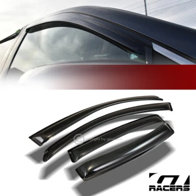 For 2000-2005 Buick Lesabre 4Dr Sun/Rain Guard Shade Deflector Window Visors 4Pc - Image 1 of 4