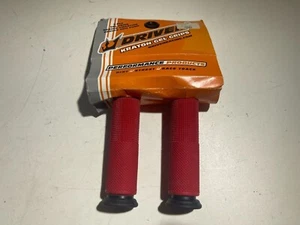 New Driven Racing Kraton Gel Superbike Grips - Red Closed End 0630-0833 - Picture 1 of 4