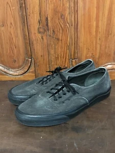 Vintage Men's Vans Size 12 Gray Canvas Lace Up Shoes Skateboard Sneakers - Picture 1 of 11