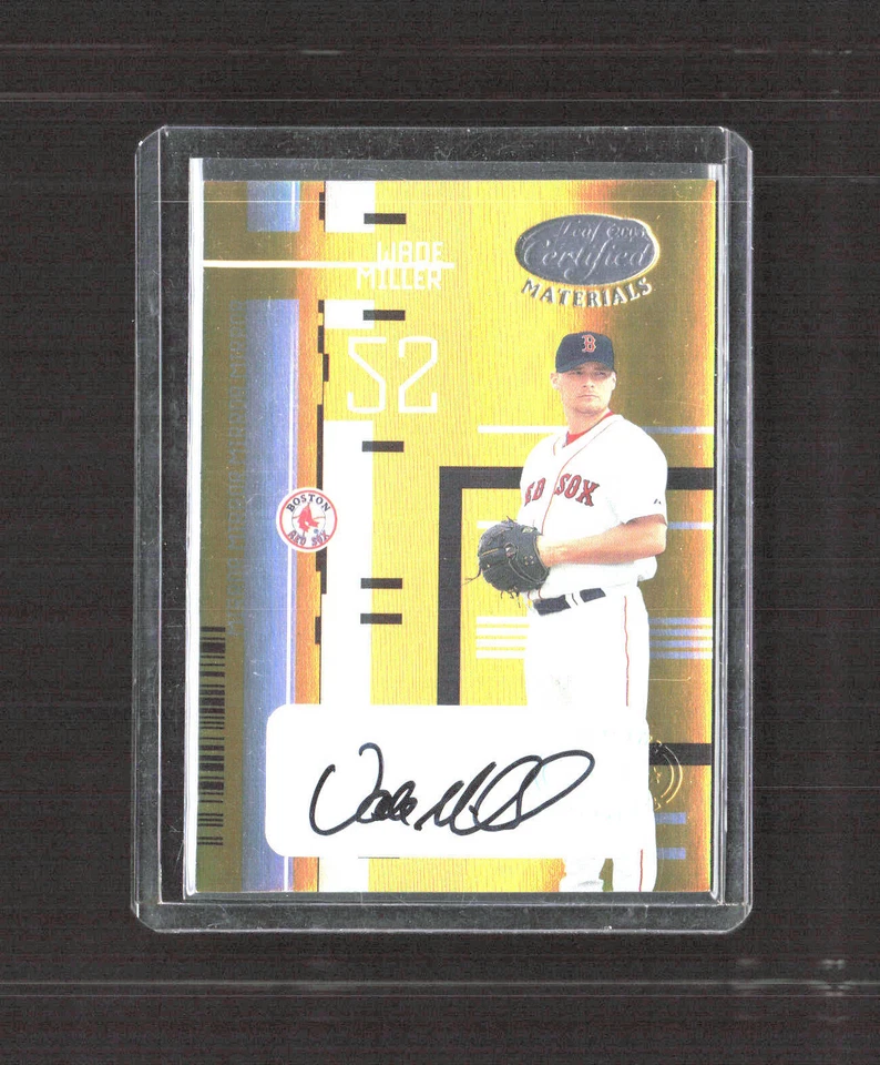 2005 Leaf Certified Materials #89 Wade Miller Mirror Gold - Image 1 of 2