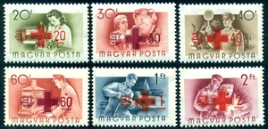 1957 Croce Rossa, professioni, lavori, radio, treno, nave, saldatore, operaio, Ungheria, 1482, nuovo di zecca - Foto 1 di 1