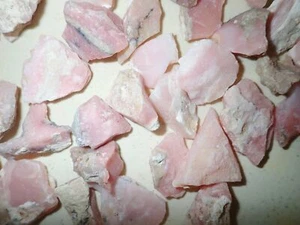PINK OPAL Rough Gemstone from Peru 1.2 to 10 g small size pieces 70 gram Lot - Picture 1 of 12
