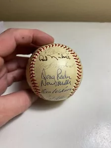Vintage MLB Autograph Baseball W/ 25 Autos Doug Rader Don Wilson Tom Dukes - Picture 1 of 16