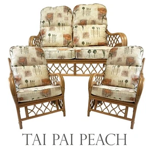 REPLACEMENT CUSHIONS/COVERS FOR CANE/WICKER CONSERVATORY FURNITURE (PIPED) - Picture 1 of 70