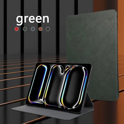 Funda de Cuero con Soporte Folio para iPad Pro 12.9" 4ta 5ta 6ta Generación Air 13" M2/M3 Foto 1 de 4
