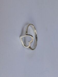 Skinny Ring Open Heart Rings sterling silver jewelry rings Slim Ring,sweetheart