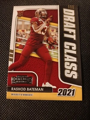 2021 RASHOD BATEMAN PANINI CONTENDERS DRAFT CLASS ROOKIE CARD RC #16 RAVENS - Image 1 of 2