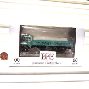 EFE EXCLUSIVE First Editions RIDGEON TIMBER OO 1/76 AEC Mammoth Dropside Lorry - Picture 1 of 5