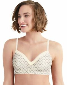 Hanes ComfortFlex Fit Wirefree Bra Comfort Evolution Lace Womens SmoothTec Band