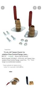 Bell & Gossett 101236LF, Sweat Check-Trol Isolation Flow Control Flange, (Set)
