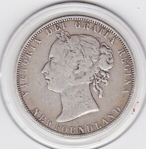  Canada  /  Newfoundland  1899  Silver   50  Cent   (92.5%)   Coin