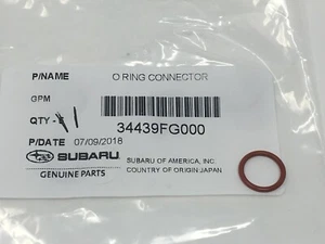 2004-2019 Subaru Impreza WRX STi Power Steering Pump O-Ring Seal 34439FG000 OEM - Picture 1 of 1