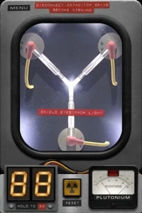 Ritorno al Futuro Flusso Canalizzatore Flux Capacitore Adesivo Targa PVC - Foto 1 di 1