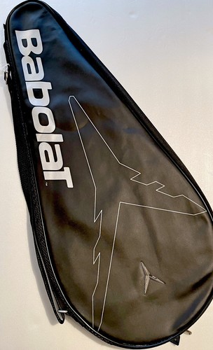 BABOLAT Black & White Tennis Racket Cover Case Bag