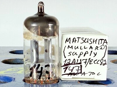 Tubo bom testado Matsushita ECC82 12AU7 - Imagem 1 de 4