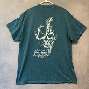 Street Vibrations Reno Nevada Shirt 21st Anniversary 2015 Smoking Skull 23x25 - Picture 1 of 7