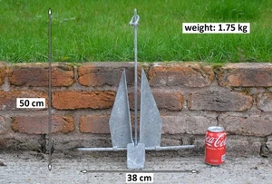 barco usado ancla yate exhibición náutica 50 cm / 1,75 kg - ENVÍO GRATUITO - Imagen 1 de 6