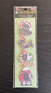 Mary Engelbreit Dimensional Christmas Scottie Dog Scrapbook Sticker Pack - Bild 1 von 3