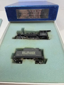 Precision Engineered HOn3 2-8-0 Rio Grande Southern Rising Sun Herald Locomotive - Picture 1 of 12