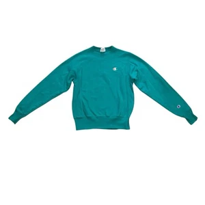 Vintage Champion Reverse Weave Sweatshirt Herren XSmall türkis Pullover Rundhalsausschnitt Y2K - Bild 1 von 10