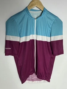 La Passione Radtrikot Livery Colourblock | Herren | Burgund/Blau | Medium | - Bild 1 von 15